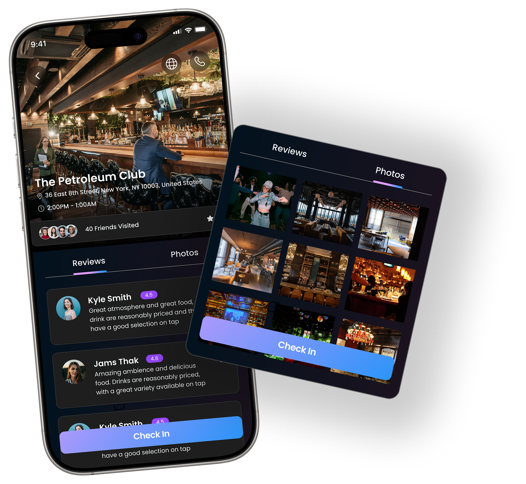 Share Your Experience Map Screen